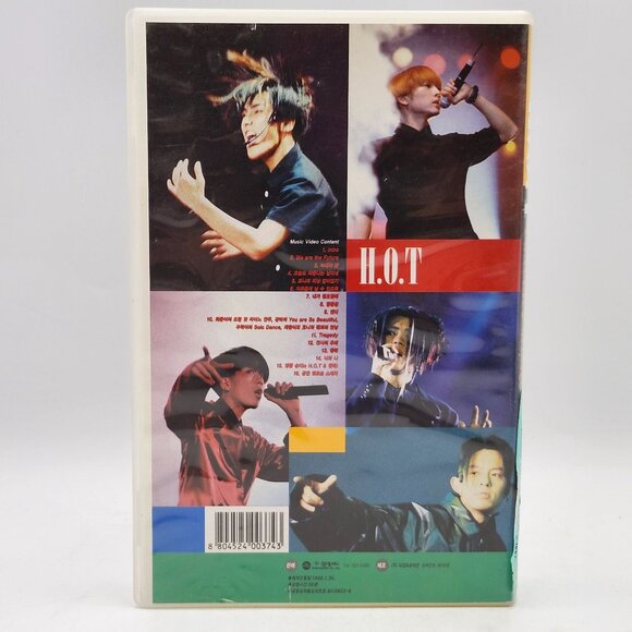 HOT H.O.T Concert Music Video VHS Tape 1998 K-Pop Collectors Item - Picture 2 of 6